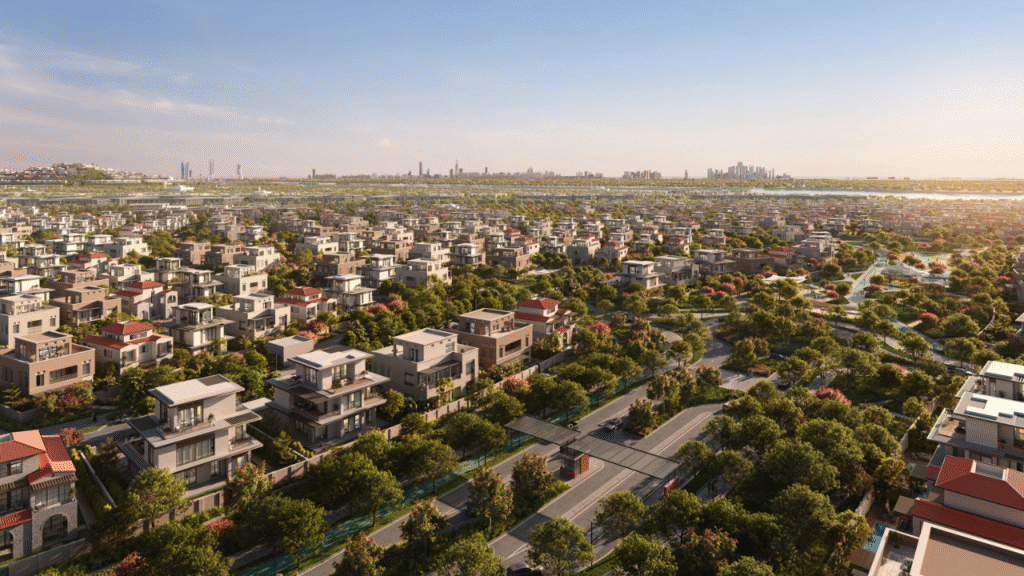 An Image of Hudayriyat Island Community called Wadeem Plots Villas